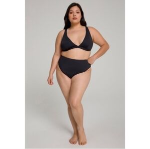 Good American Classic Black Bikini Bottom